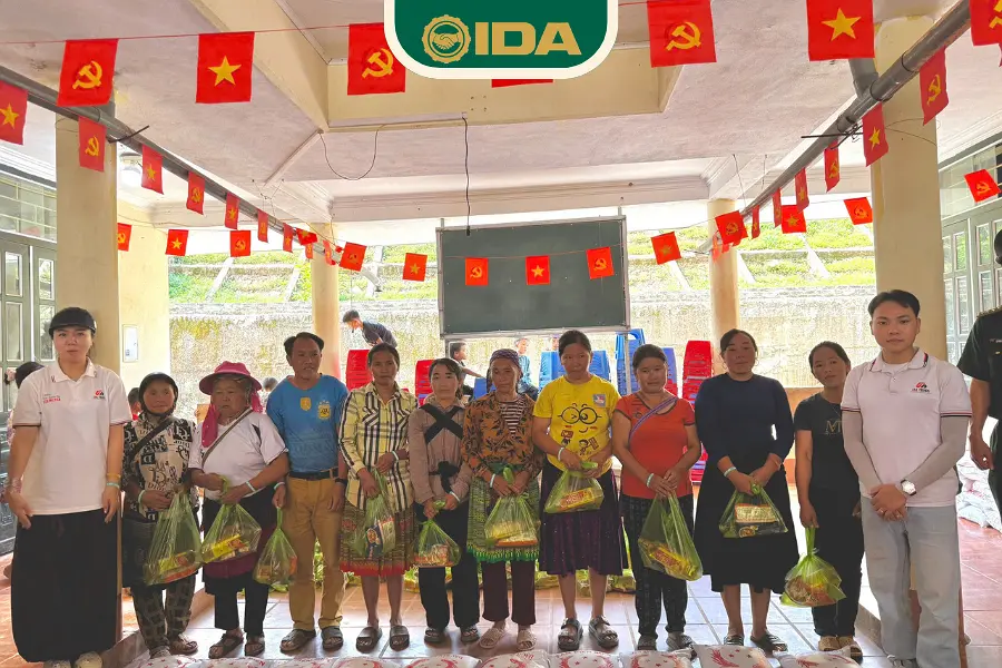 IDA lan tỏa yêu thương đến trẻ em và hộ gia đình khó khăn tại Nậm Nhừ, Điện Biên